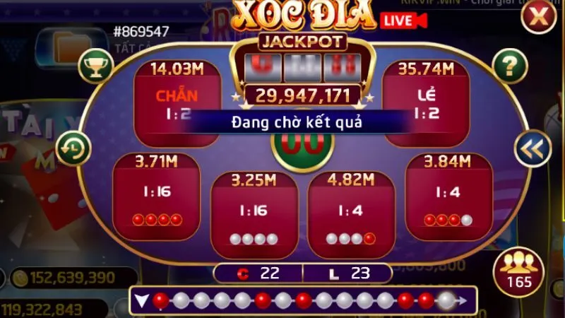 Giới thiệu game Xóc đĩa livestream Rikvip