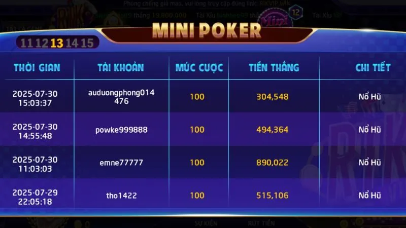 Chơi Poker đơn giản với hướng dẫn tại Rikvip